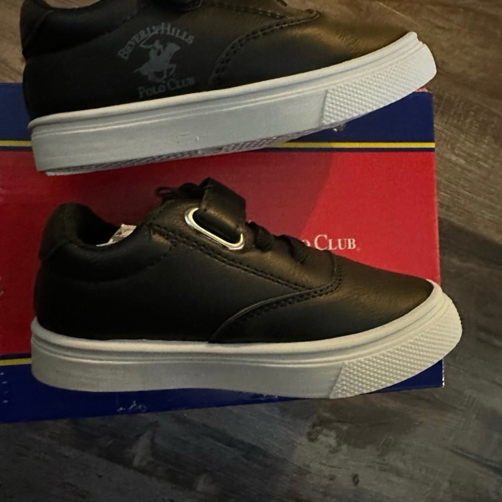 Beverly Hills Polo Club Kids Black and White Sneakers